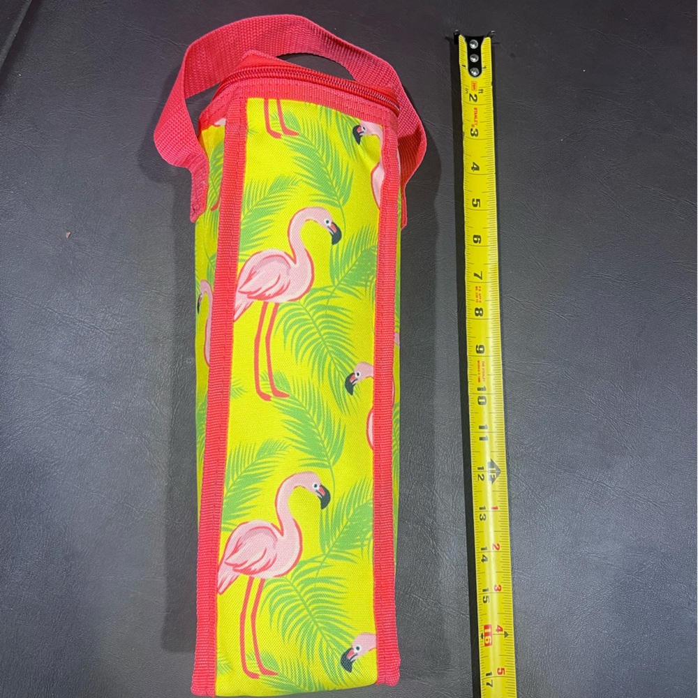 Flamingo Print Insulated Bag